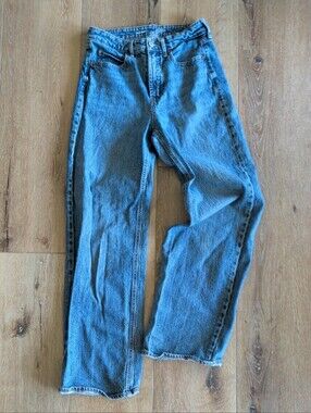 High Rise Stretch Wide Leg Sz 4